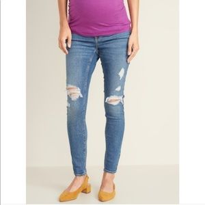 Old Navy Maternity Rockstar Jeans NTW 10L
